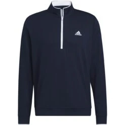Adidas Layer Lightweight 1/4-Zip, Navy/weiß