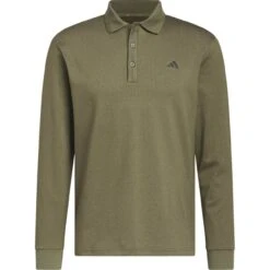 Adidas Polo Heather, Langarm, Braun