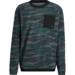 Adidas Pullover Texture-Print, Grau