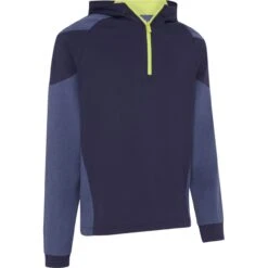Callaway Hoodie 1/4-Zip Mixed, Navy