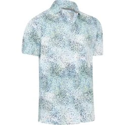 Callaway Polo Abstract Print, Blau/grün/gelb