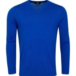 Callaway Pullover V-Neck Merino, Blau