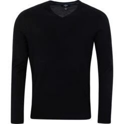 Callaway Pullover V-Neck Sweater, Schwarz
