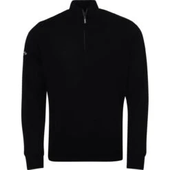 Callaway Pullover Windstopp 1/4-Zip, Schwarz