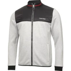 Calvin Klein Golf Jacke Nash Mills Hybrid, Schwarz/grau