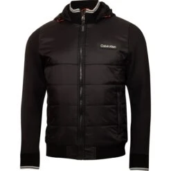 Calvin Klein Golf Jacke Somme Valley Hybrid, Schwarz