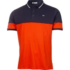 Calvin Klein Golf Polo Marshall, Blau/orange