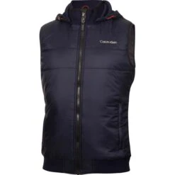 Calvin Klein Golf Weste Somme Valley Hybrid, Blau