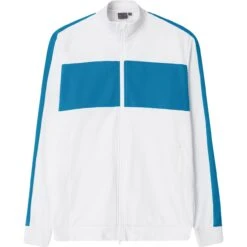 Cross® Cross Jacke Loft Full-Zip, Weiß/türkis