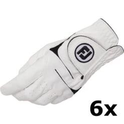 FootJoy Handschuh WeatherSof 2019 6er-Pack, Weiß