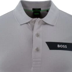 HUGO BOSS Polo Paule, Hellgrau -J.Lindeberg Verkäufe hugo boss polo paule hellgrau grau 5058454 2 1280x1280