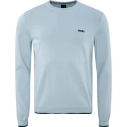 HUGO BOSS Pullover Rallo, Hellblau