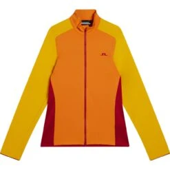 J.Lindeberg J. LINDEBERG Jacke Melker Mesh, Orange/gelb/rot