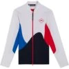 J.Lindeberg J. LINDEBERG Jacke Swirl Mid Layer, Weiß/navy/rot