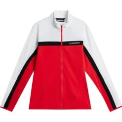 J.Lindeberg J. LINDEBERG Layer Jarvis Mid, Rot/weiß