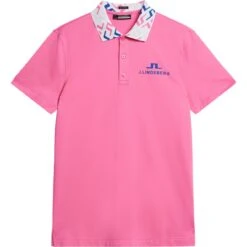 J.Lindeberg J. LINDEBERG Polo Glen Regular Fit, Pink