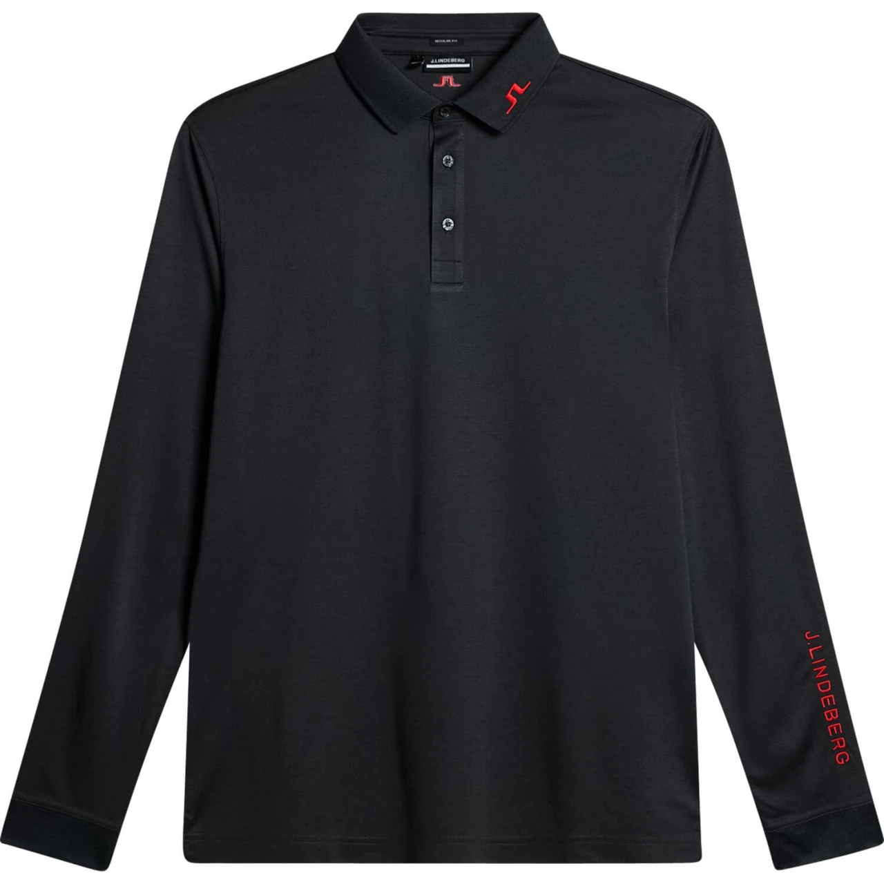 J.Lindeberg J. LINDEBERG Polo Tour Tech, Langarm, Schwarz 3 J.Lindeberg J. LINDEBERG Polo Tour Tech, Langarm, Schwarz