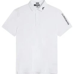 J.Lindeberg J. LINDEBERG Polo Tour Tech Slim Fit, Weiß
