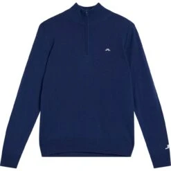 J.Lindeberg J. LINDEBERG Pullover Kian Zipped, Dunkelblau
