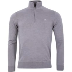 J.Lindeberg J. LINDEBERG Pullover Kian Zipped, Grau