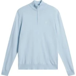 J.Lindeberg J. LINDEBERG Pullover Kian Zipped, Hellblau