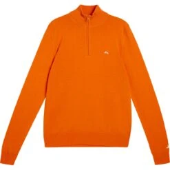 J.Lindeberg J. LINDEBERG Pullover Kian Zipped, Orange