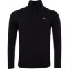 J.Lindeberg J. LINDEBERG Pullover Kian Zipped, Schwarz