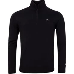 J.Lindeberg J. LINDEBERG Pullover Kian Zipped, Schwarz