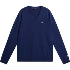 J.Lindeberg J. LINDEBERG Pullover Lymann Knitted, Dunkelblau