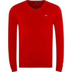 J.Lindeberg J. LINDEBERG Pullover Lymann Knitted, Rot