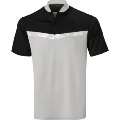 Mizuno Polo Floral GC, Grau/schwarz