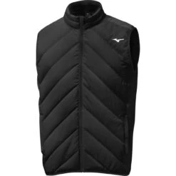 Mizuno Weste Breath Thermo Move Down, Schwarz