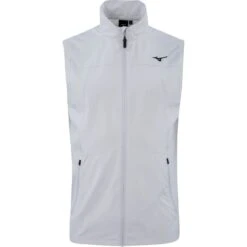 Mizuno Weste Move Tech Drizzle, Grau