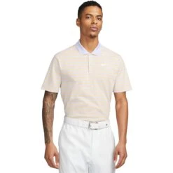 Nike Golf Polo Dri-FIT Victory, Weiß/gelb