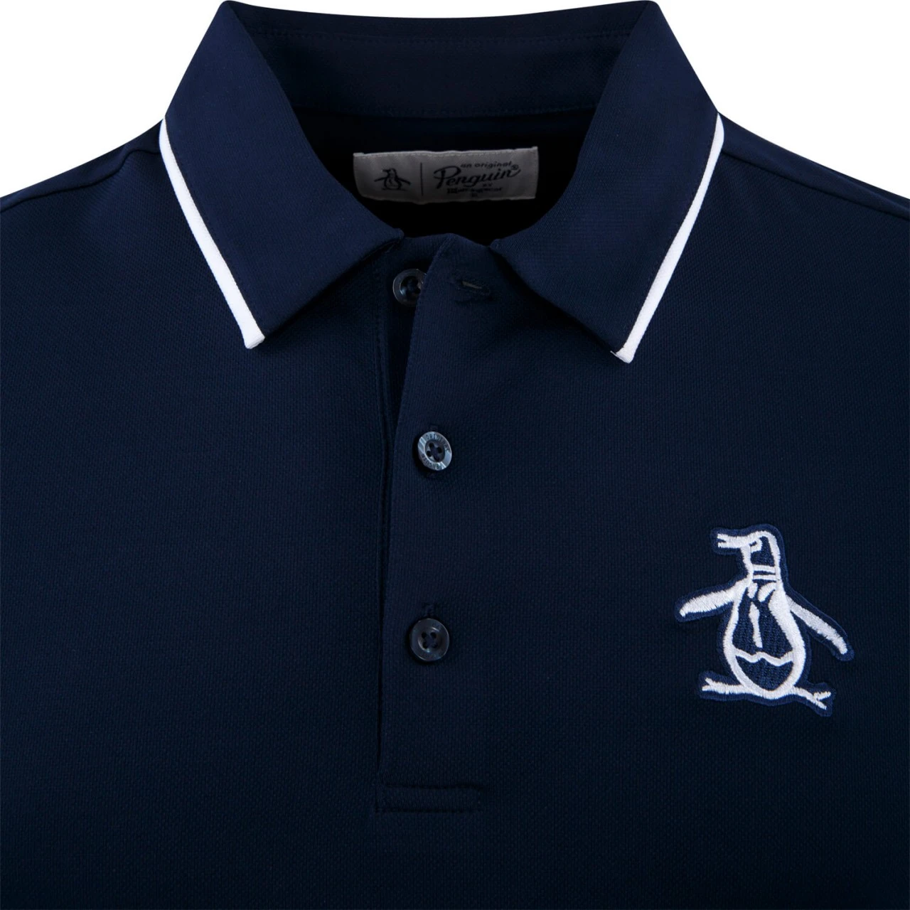 Original Penguin Polo New Heritage, Navy – Bild 2
