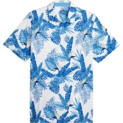 Puma Polo Cloudspun Aloha, Weiß/blau