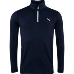 Puma Pullover Vista, 1/4-Zip, Navy