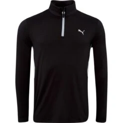 Puma Pullover Vista, 1/4-Zip, Schwarz