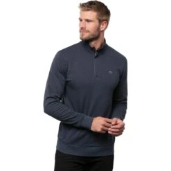 TRAVISMATHEW Layer Cloud Quarter Zip 2.0, Blaugrau -J.Lindeberg Verkäufe travismathew layer cloud quarter zip 20 blaugrau blau 5062365 3ollAutKCT4Az5 1280x1280