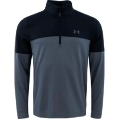 Under Armour Layer Storm Midlayer 1/2-Zip, Dunkelgrau/schwarz