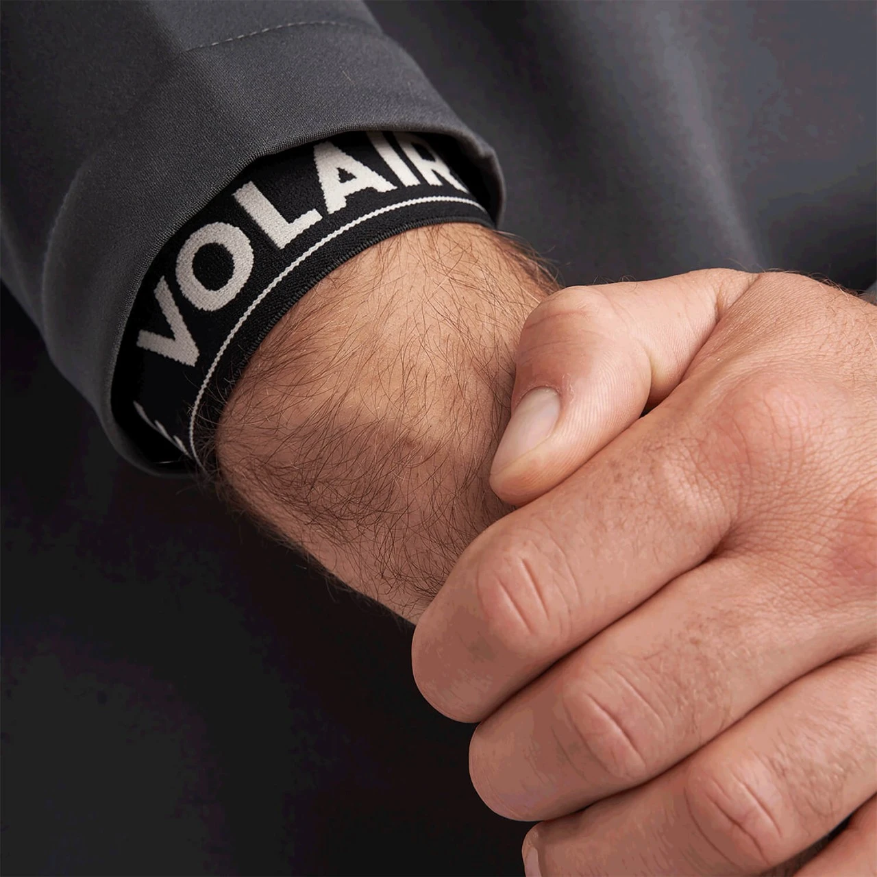 VOLAIRE Performance Hoodie Signature V, Dunkelgrau 7 VOLAIRE Performance Hoodie Signature V, Dunkelgrau – Bild 5