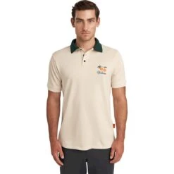 VOLAIRE Polo Orange Zest, Grau/beige